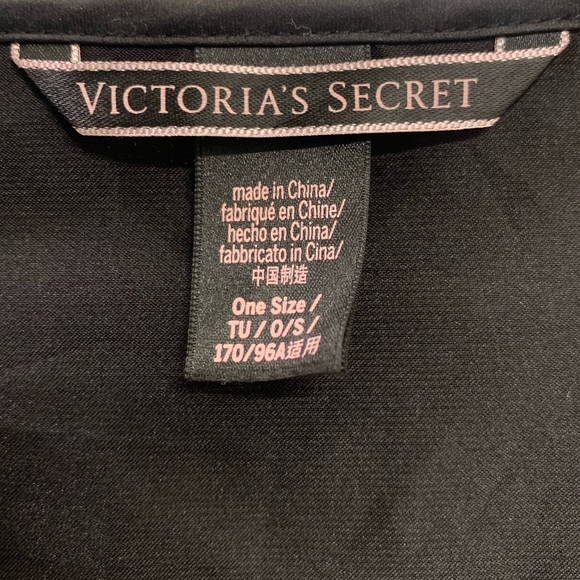 Black Ruffle Victoria’s Secret Robe - Picture 2 of 3